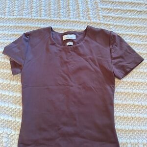 Aritzia Brown Contour Top - XS